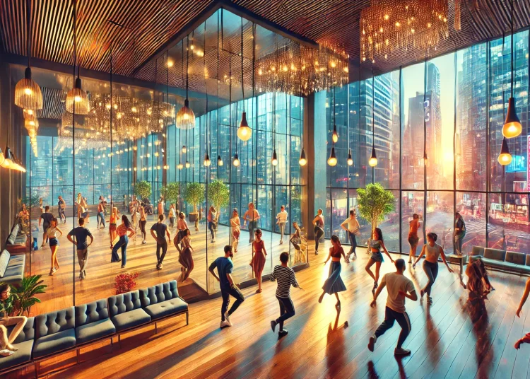 کلاس رقص در غرب تهران