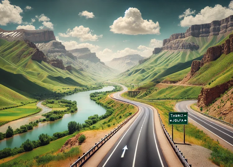 فاصله تبریز تا جلفا