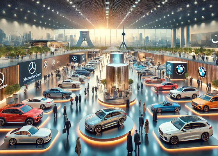 نمایشگاه ماشین های لوکس در تهران