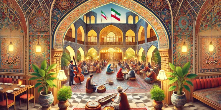 رستوران سنتی تهران با موسیقی زنده